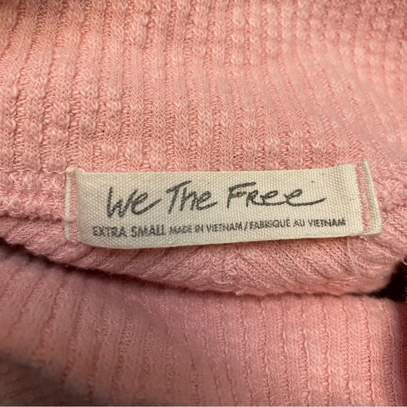 Free People Casey Sweater Rib knit tunic Heart Haze pink - Picture 13 of 15